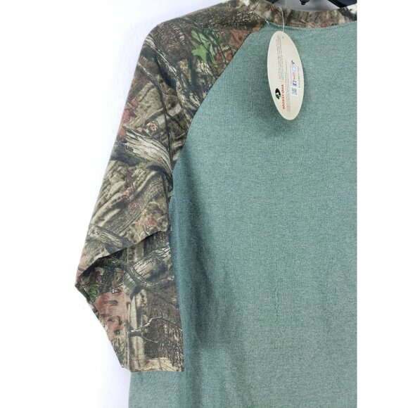 Mossy Oak Reglan Tee Shirt Men's Size Medium Camouflage - Picture 3 of 7